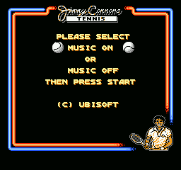 Jimmy Connors Tennis screenshot 5 for NES